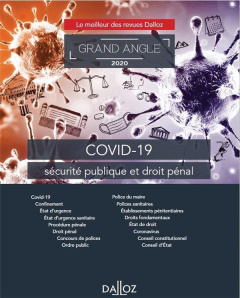 COVID-19, sécurité publique et droit pénal. Edition 2020 - Demunck Claire ; Léna Maud ; Royer Erwan