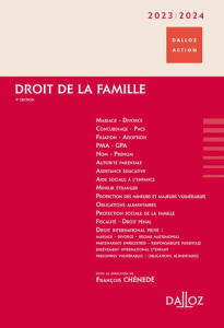 Droit de la famille. Edition 2023-2024 - Chénedé François ; Murat Pierre
