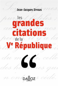 Les grandes citations de la Ve République - Urvoas Jean-Jacques