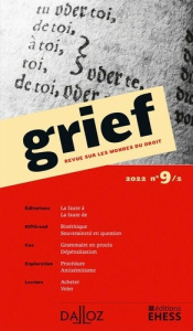 Grief N° 9/2/2022 - Cayla Olivier ; Kiesow Rainer Maria