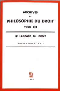 Le langage du droit - Villey Michel