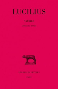SATIRES II LUCILIUS - LUCILIUS