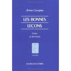 Les bonnes leçons - Carcopino Jérôme ; Irigoin Jean