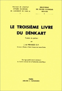 Le troisième livre de Dênkart - Menasce Jean-Pierre