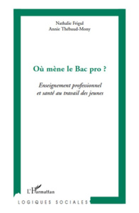 Où mène le Bac pro ? Enseignement professionnel et santé au travail des jeunes - Frigul Nathalie ; Thébaud-Mony Annie