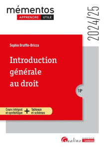Introduction générale au droit - Druffin Bricca Sophie