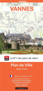 VANNES 2024 - PLAN DE VILLE - BLAY-FOLDEX