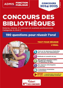 Concours des bibliothèques. 180 questions pour réussir l'oral, 2e édition - Besançon Stéphanie ; Lejeune Albane