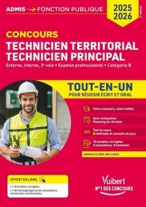 Concours technicien territorial, technicien principal. Tout-en-un externe, interne, 3e voie, examens - Fenard Youenn ; Crépeaux Pierre ; Fenard Anaïs