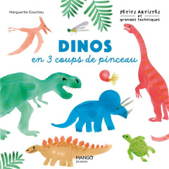 Dinos en 3 coups de pinceau - Courtieu Marguerite