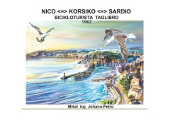 Nico, Korsiko, Sardio. Bcikloturista taglibro, Edition en Espéranto - Cavelan Jean-Pierre