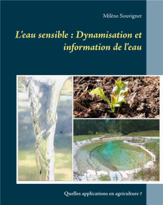 L'eau sensible : Dynamisation et information de l'eau. Quelles applications en agriculture ? - Souvignet Milène