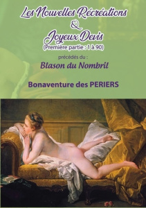Les Nouvelles Récréations & Joyeux Devis - Des Périers Bonaventure