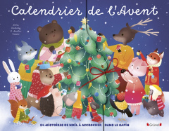 Calendrier de l'Avent. 24 histoires de Noël à accrocher dans le sapin - Kalicky Anne ; Vidélo Amélie