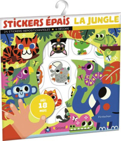 STICKERS EPAIS - LA JUNGLE - PINTACHAN