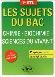 Chimie, biochimie, sciences du vivant Tle STL - Debiais Fanny