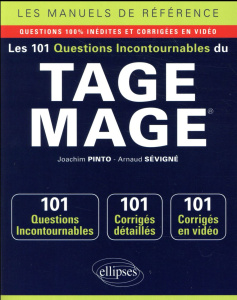 Les 101 questions incontournables du TAGE MAGE - Pinto Joachim ; Sévigné Arnaud