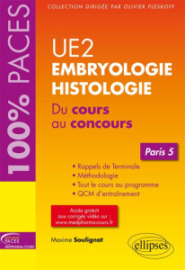 UE2 Embryologie, Histologie (Paris 5) - Solignat Maxime