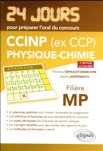 Physique. Concours CCP, Filière MP, 2e édition revue et corrigée - Depaquit-Debieuvre Florence ; Langenbach Cécile