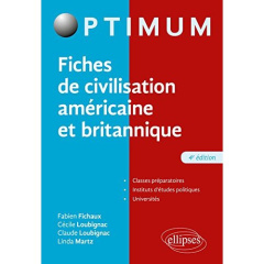 Fiches de civilisation américaine et britannique. 4e édition - Fichaux Fabien ; Loubignac Cécile ; Loubignac Clau