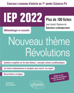 Concours commun IEP. Plus de 60 fiches pour réussir l'épreuve de questions contemporaines Entrée en - Rampnoux René ; Aupècle Catherine ; Briday Laurenc
