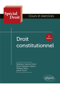 Droit constitutionnel. 3e édition - Caporal-Gréco Stéphane ; Esplugas-Labatut Pierre ;