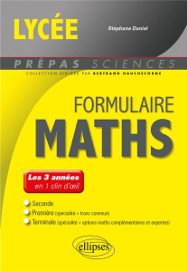 Formulaire Lycée Mathématiques - Daniel Stéphane