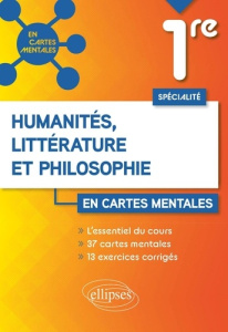 Spécialité Humanités, Littérature et Philosophie 1re en cartes mentales. Edition 2024 - Benoit Pierre ; Belin Paloma