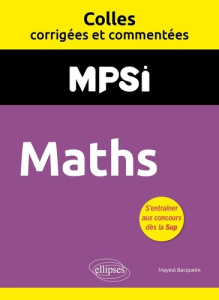 Maths MPSI - Bacquelin Mayeul