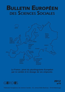 Bulletin européen des sciences sociales N° 9 - Popov Michel