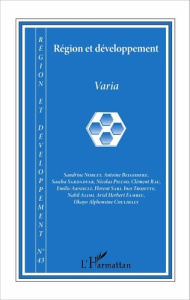 Région et Développement N° 43-2016 : Varia. Textes en français et anglais - Catin Maurice