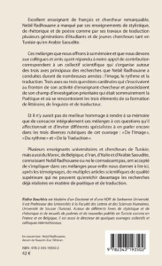 Image, rythme, traduction. Mélanges offerts à la mémoire de Nebil Radhouane - Bourkhis Ridha