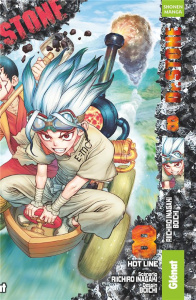 Dr Stone Tome 8 : Hot Line - Inagaki Aiichiro ; Boichi