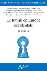 Le travail en Europe occidentale. 1830-1939 - Fontaine Marion ; Jarrige François ; Patin Nicolas