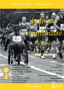 Individu et communauté. Méthode et exercices - Lacroix Laurence ; Delville Caroline