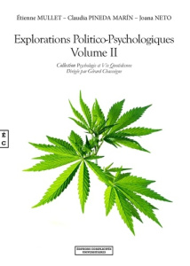 Explorations politico-psychologiques. Tome 2 - Mullet Etienne ; Pineda Marin Claudia ; Neto Joana