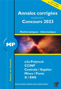 Mathématiques - Informatique MP. Edition 2023 - Aufort William ; Metzger Florian ; Puyhaubert Vinc