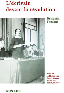 L'écrivain devant la révolution - Fondane Benjamin ; Janover Louis