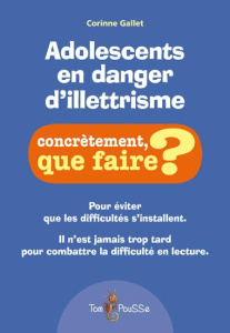 Adolescents en danger d'illettrisme - Gallet Corinne ; Puig José