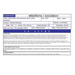 Karl Marx et la naissance de la société moderne. Biographie intellectuelle Tome 1 : 1818-1841 - Heinrich Michael ; Quétier Jean