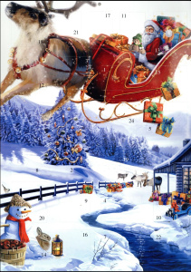 Calendrier de l'Avent. La distribution des cadeaux - Evangelisti Dominique