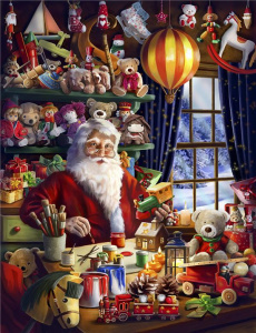 L'atelier du Père Noël. Calendrier de l'Avent - Evangelisti Dominique