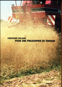 Pour une philosophie de terrain - Vollaire Christiane