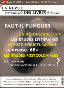 La revue internationale des livres & des idées N° 5, mai-juin 2008 : Faut-il flinguer la déconstruct - Vidal Jérôme ; Laporte Yann ; Citton Yves ; Escola