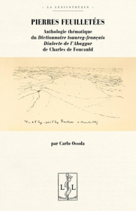 Pierres feuilletées - Foucauld Charles de