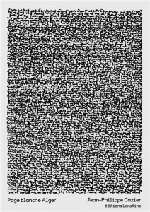 Page blanche Alger - Cazier Jean-Philippe
