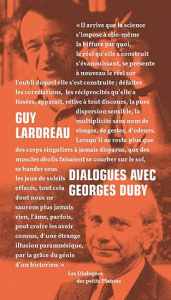 Dialogues avec Georges Duby - Lardreau Guy ; Duby Georges