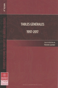 TABLES GENERALES 1997-2017 - GARNIER F.