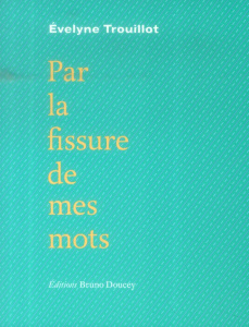 Par la fissure de mes mots - Trouillot Evelyne