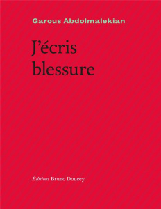 J'écris blessure. Edition bilingue français-persan iranien - Abdolmalekian Garous ; Rava Farideh